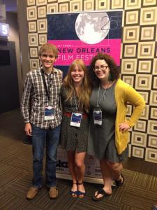 Bryan, Jasmine, and Diane at the World Premiere of unmappable.